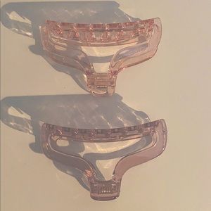 transparent hair claw clip